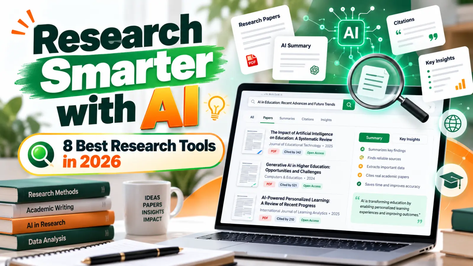 8 Best AI Research Tools in 2026: Find Sources, Analyze Papers & Save Time